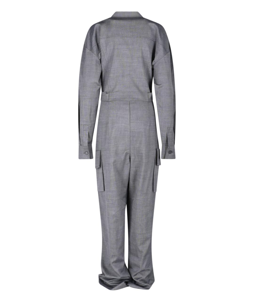 THE FRANKIE SHOP Серый вискозный комбинезон, фото 2