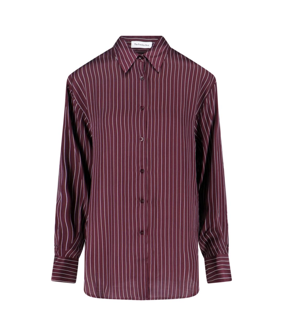 THE FRANKIE SHOP Красная вискозная рубашка, фото 1