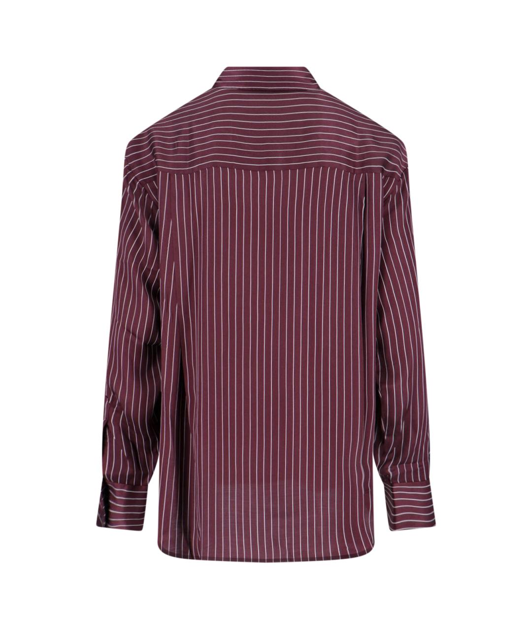 THE FRANKIE SHOP Красная вискозная рубашка, фото 2