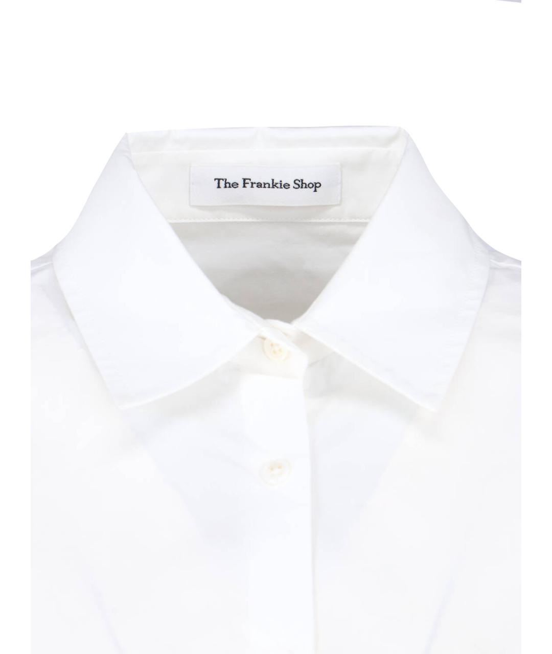 THE FRANKIE SHOP Белая хлопковая рубашка, фото 4