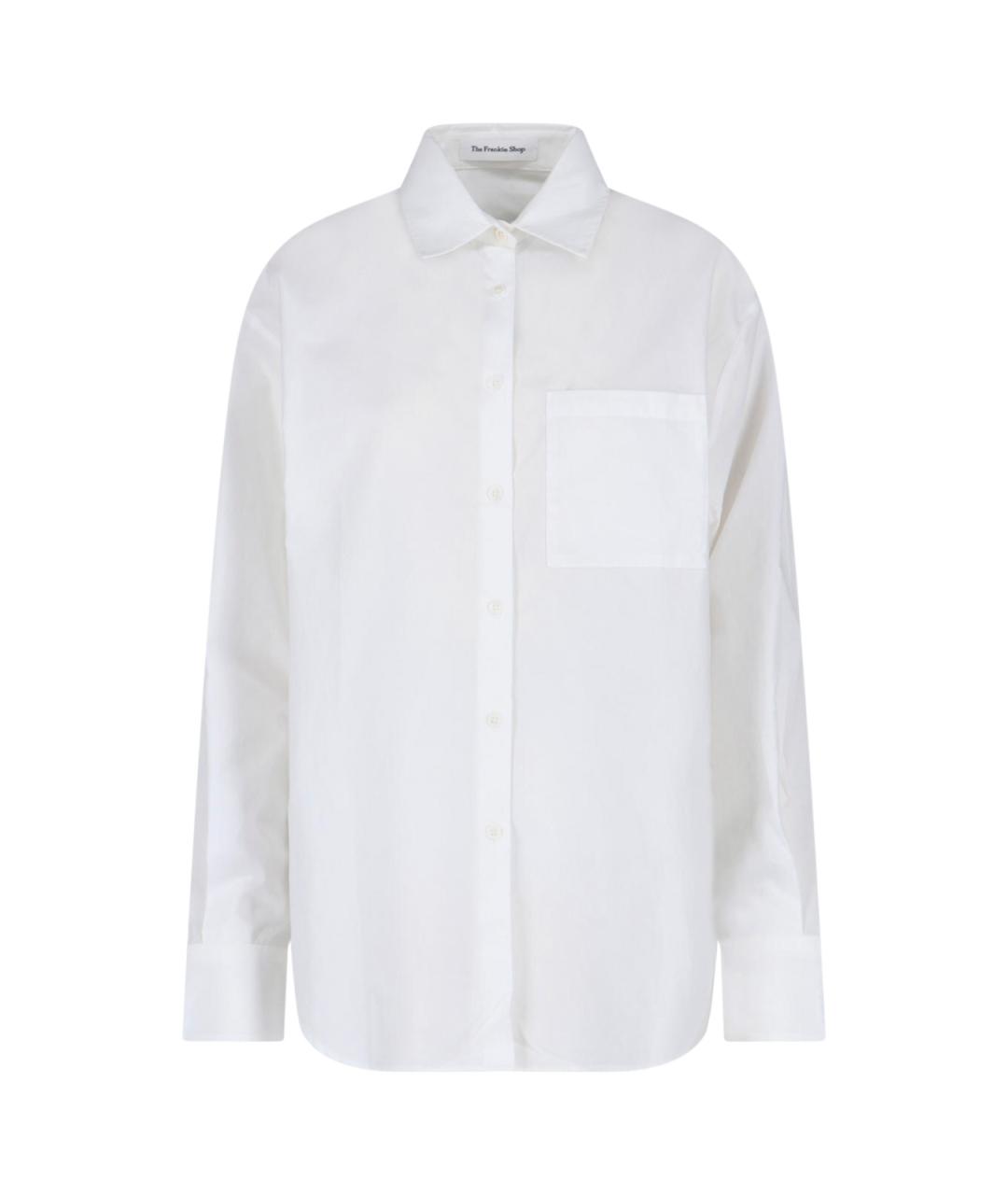 THE FRANKIE SHOP Белая хлопковая рубашка, фото 1