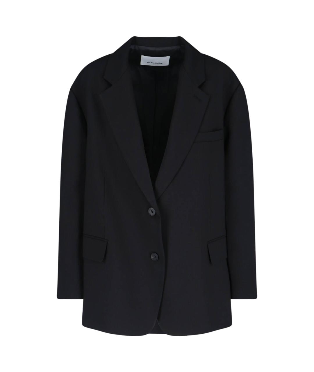 THE FRANKIE SHOP Черный полиэстеровый жакет/пиджак, фото 1