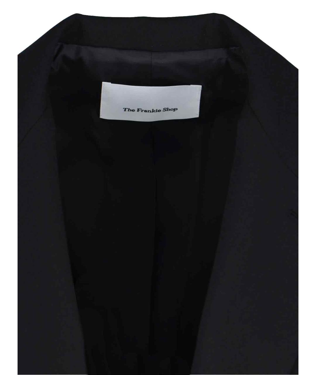 THE FRANKIE SHOP Черный полиэстеровый жакет/пиджак, фото 3