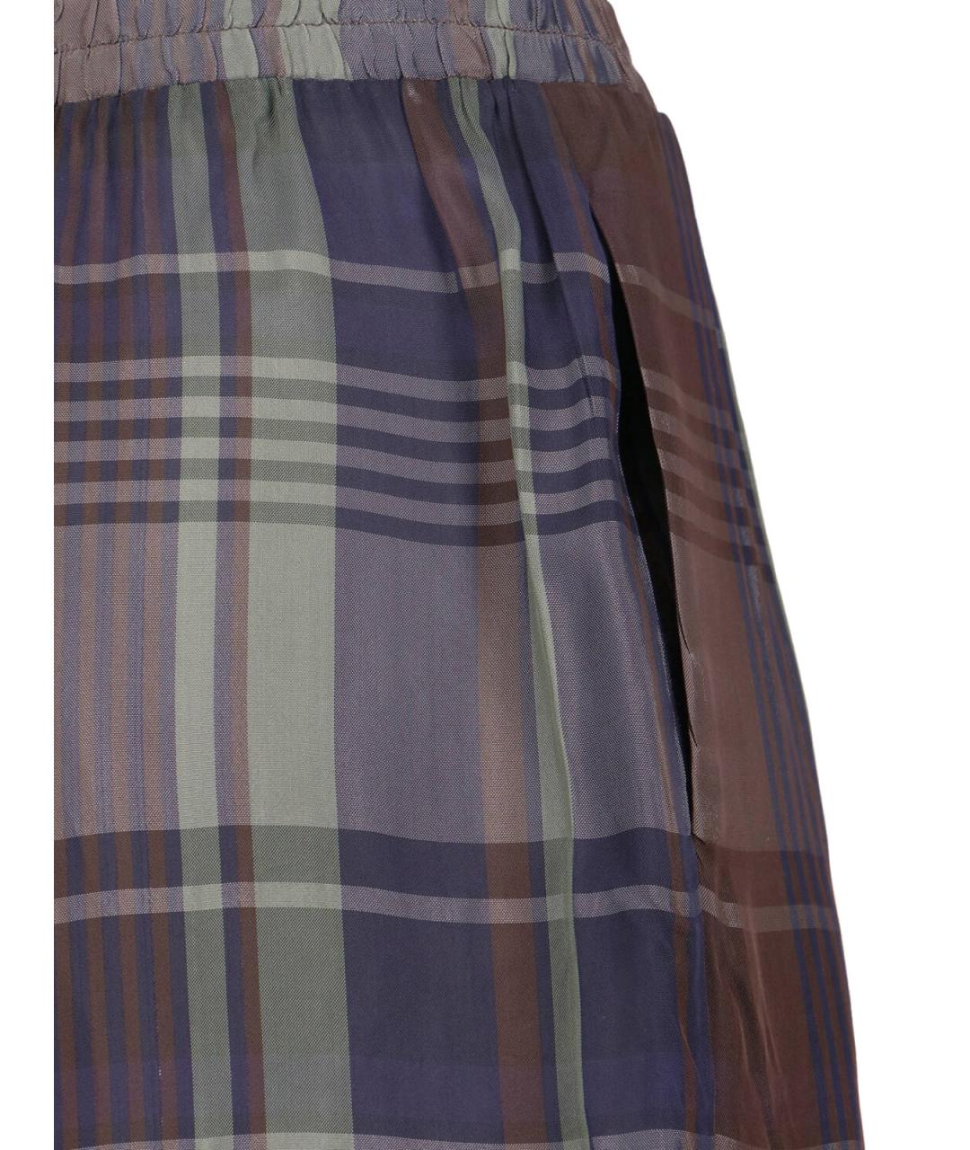 THE FRANKIE SHOP Мульти вискозные прямые брюки, фото 4