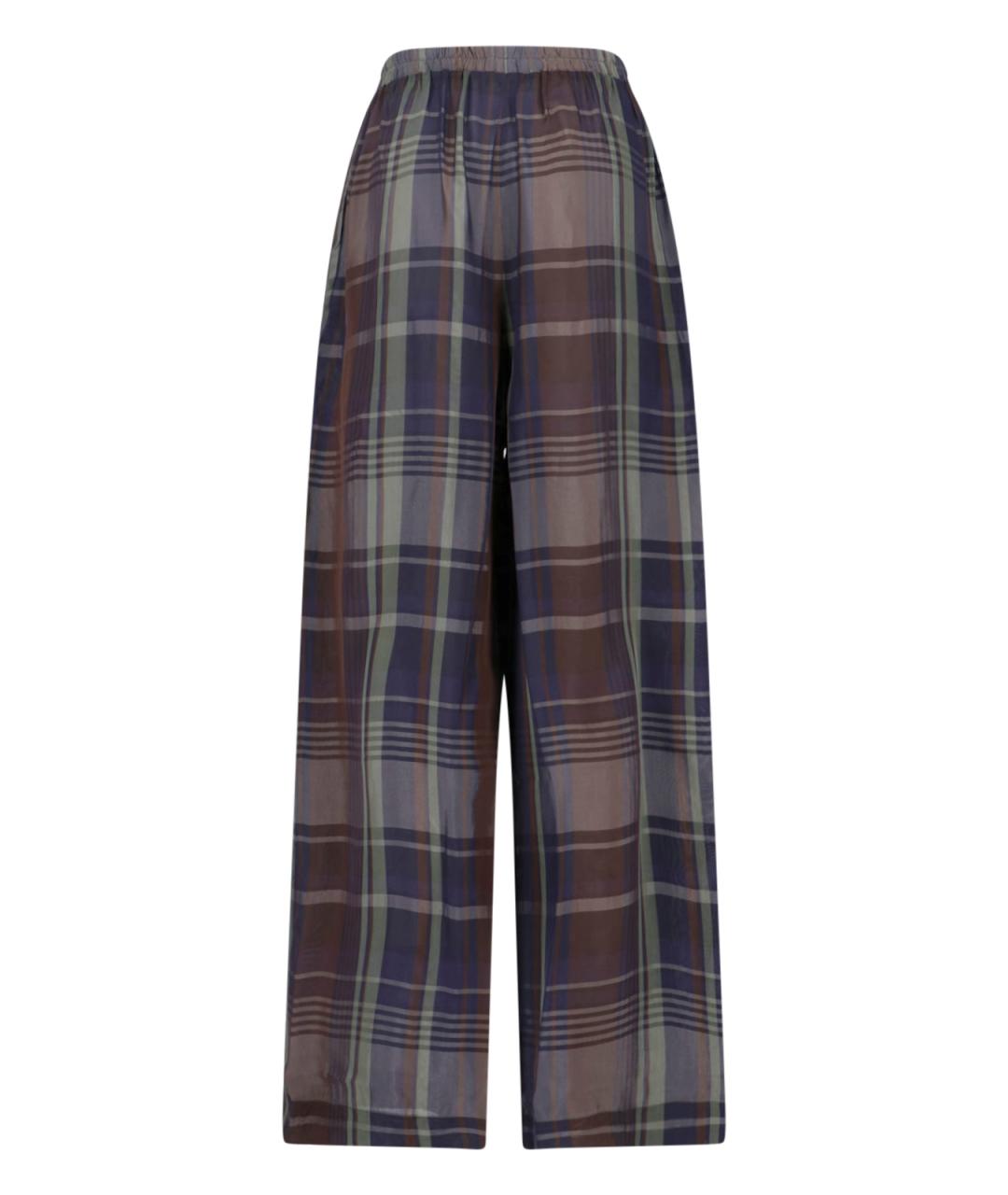 THE FRANKIE SHOP Мульти вискозные прямые брюки, фото 2