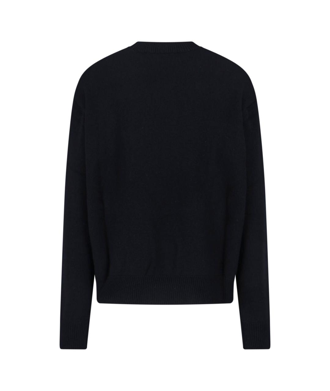 THE FRANKIE SHOP Черный шерстяной джемпер / свитер, фото 2