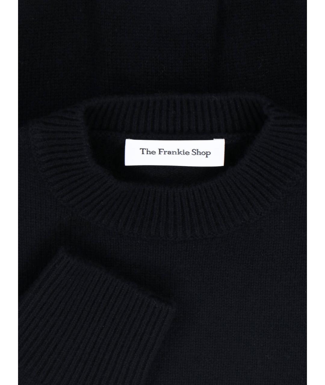 THE FRANKIE SHOP Черный шерстяной джемпер / свитер, фото 3