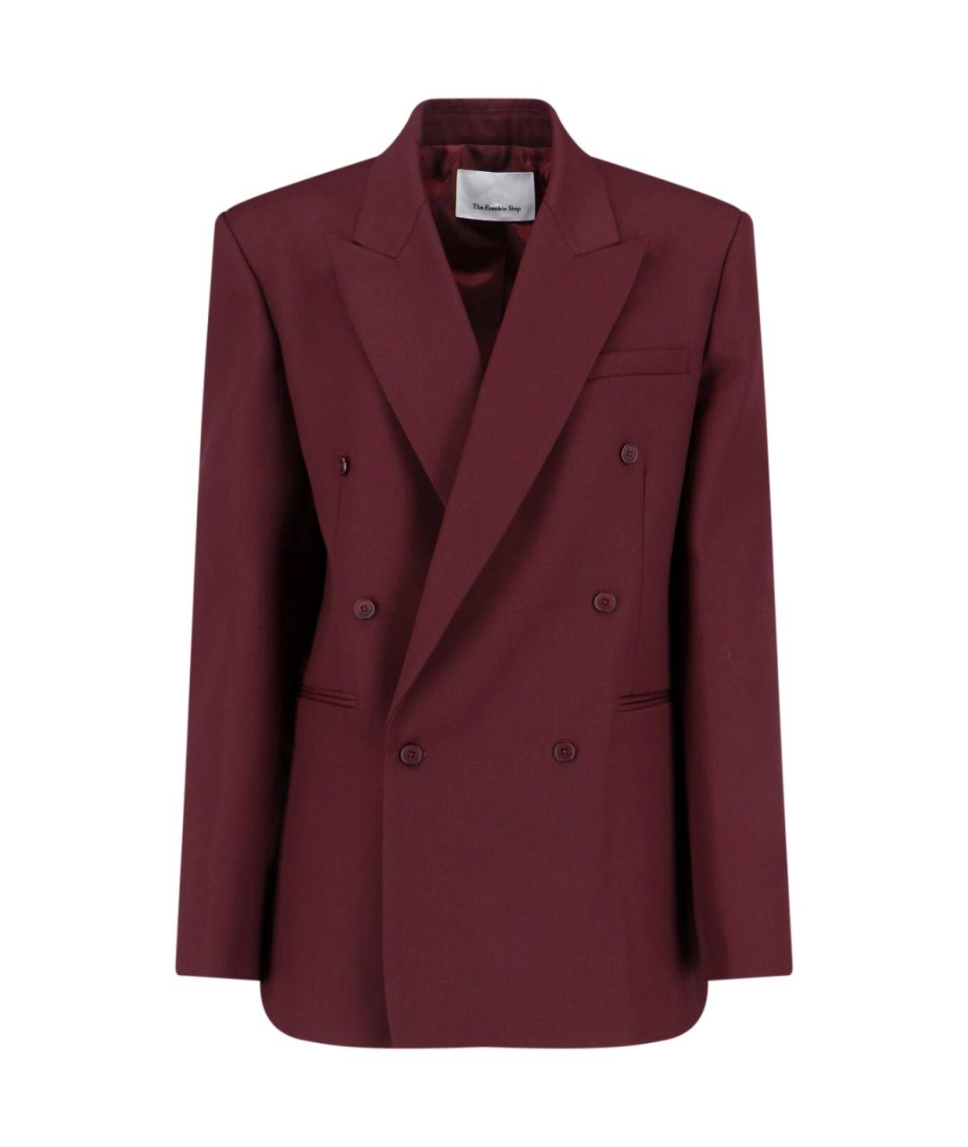 THE FRANKIE SHOP Красный полиэстеровый жакет/пиджак, фото 1