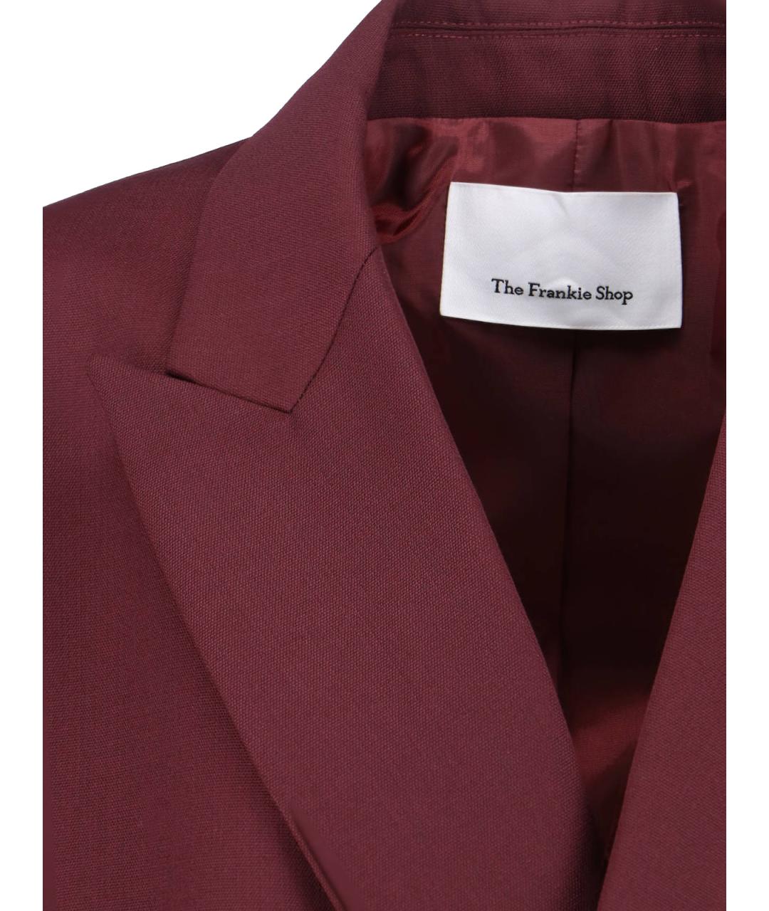 THE FRANKIE SHOP Красный полиэстеровый жакет/пиджак, фото 4