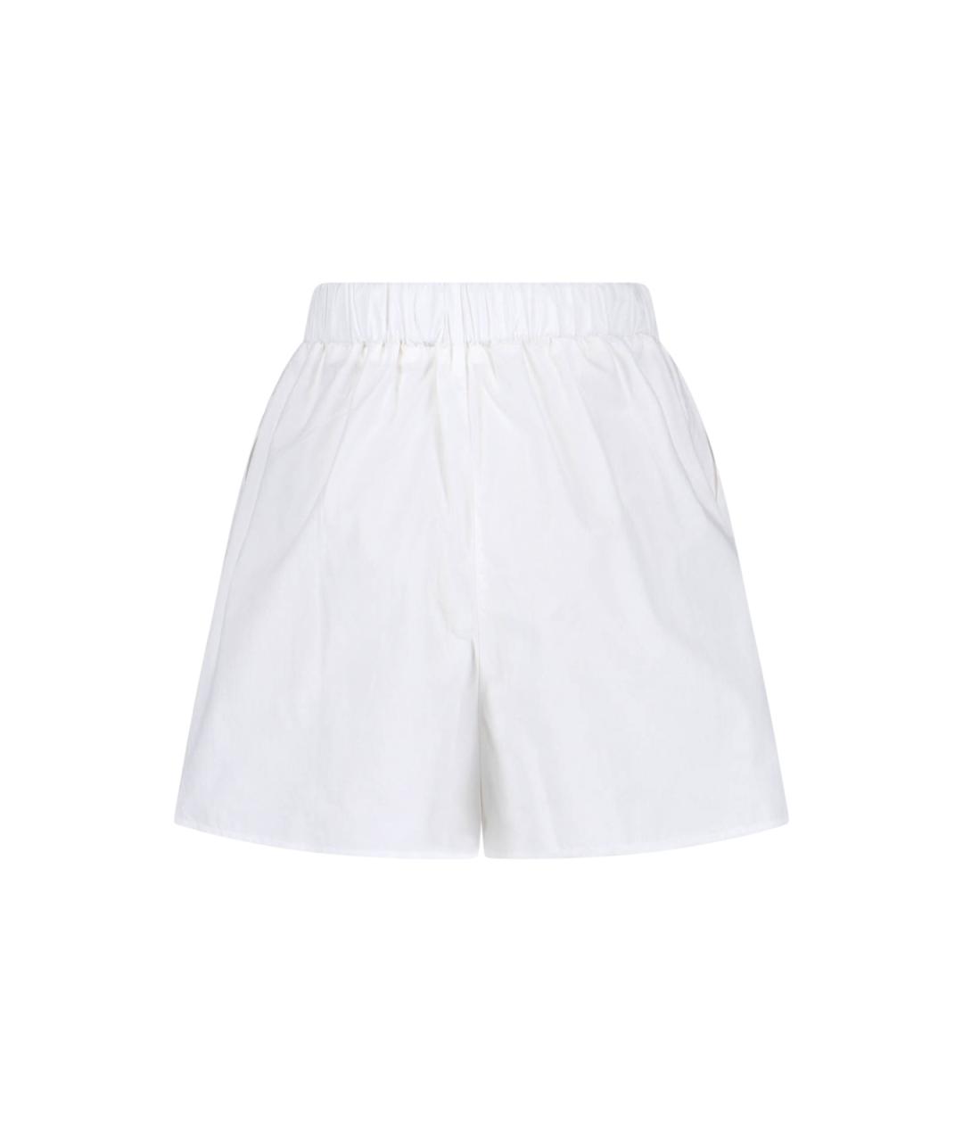 THE FRANKIE SHOP Белые хлопковые шорты, фото 2