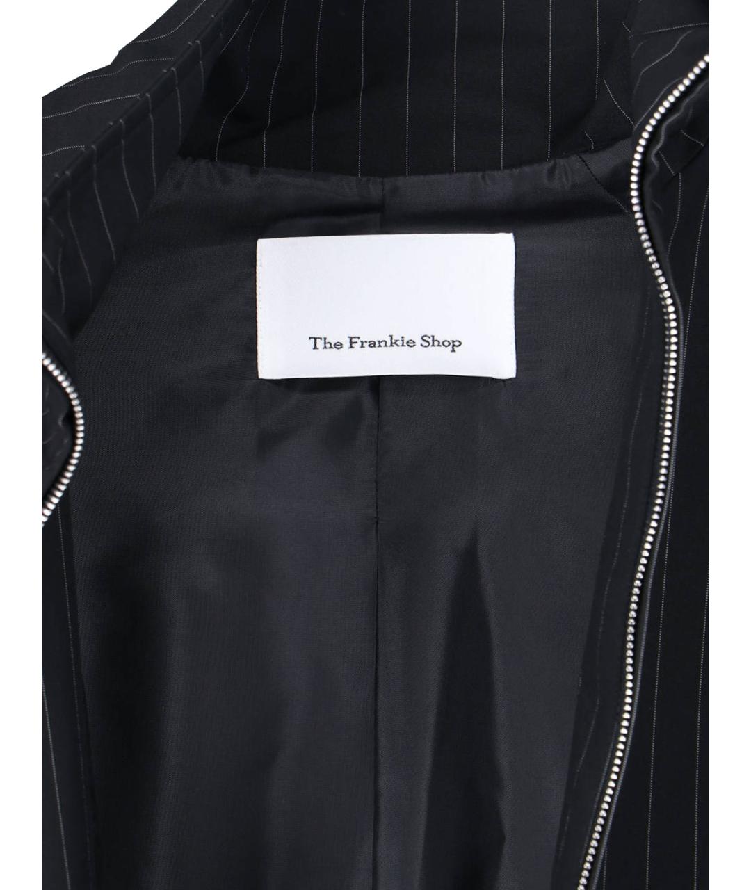 THE FRANKIE SHOP Черная полиэстеровая куртка, фото 5