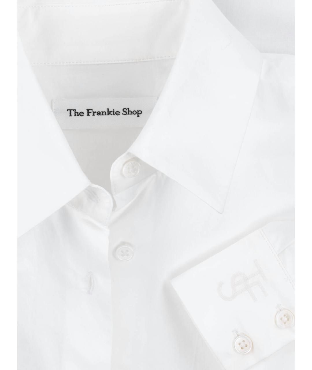 THE FRANKIE SHOP Белая хлопковая рубашка, фото 3