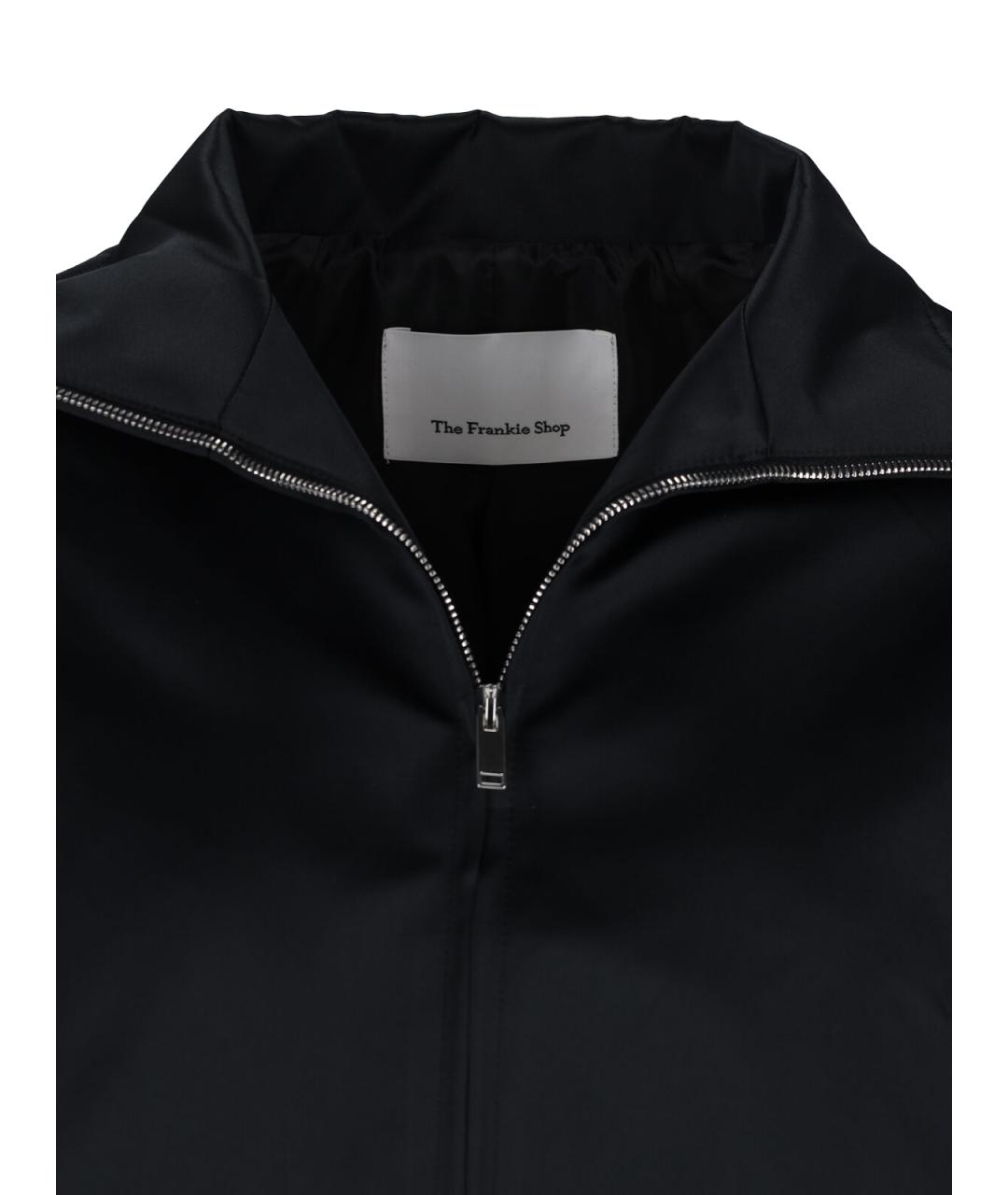 THE FRANKIE SHOP Черная полиэстеровая куртка, фото 4