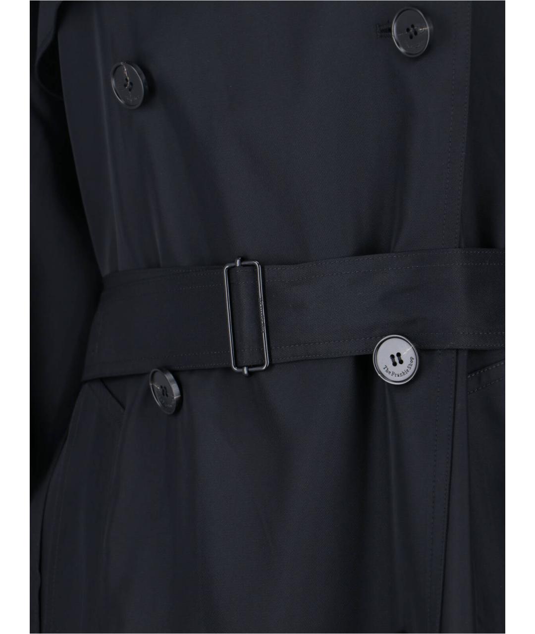 THE FRANKIE SHOP Черный тренч/плащ, фото 4