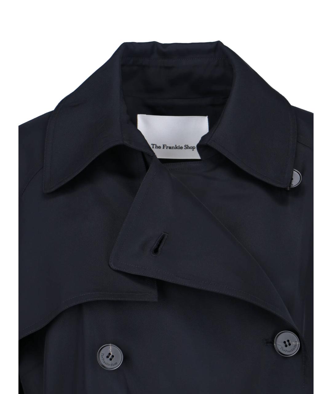 THE FRANKIE SHOP Черный тренч/плащ, фото 5