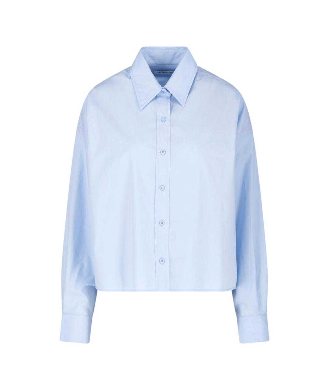 THE FRANKIE SHOP Синяя хлопковая рубашка, фото 1