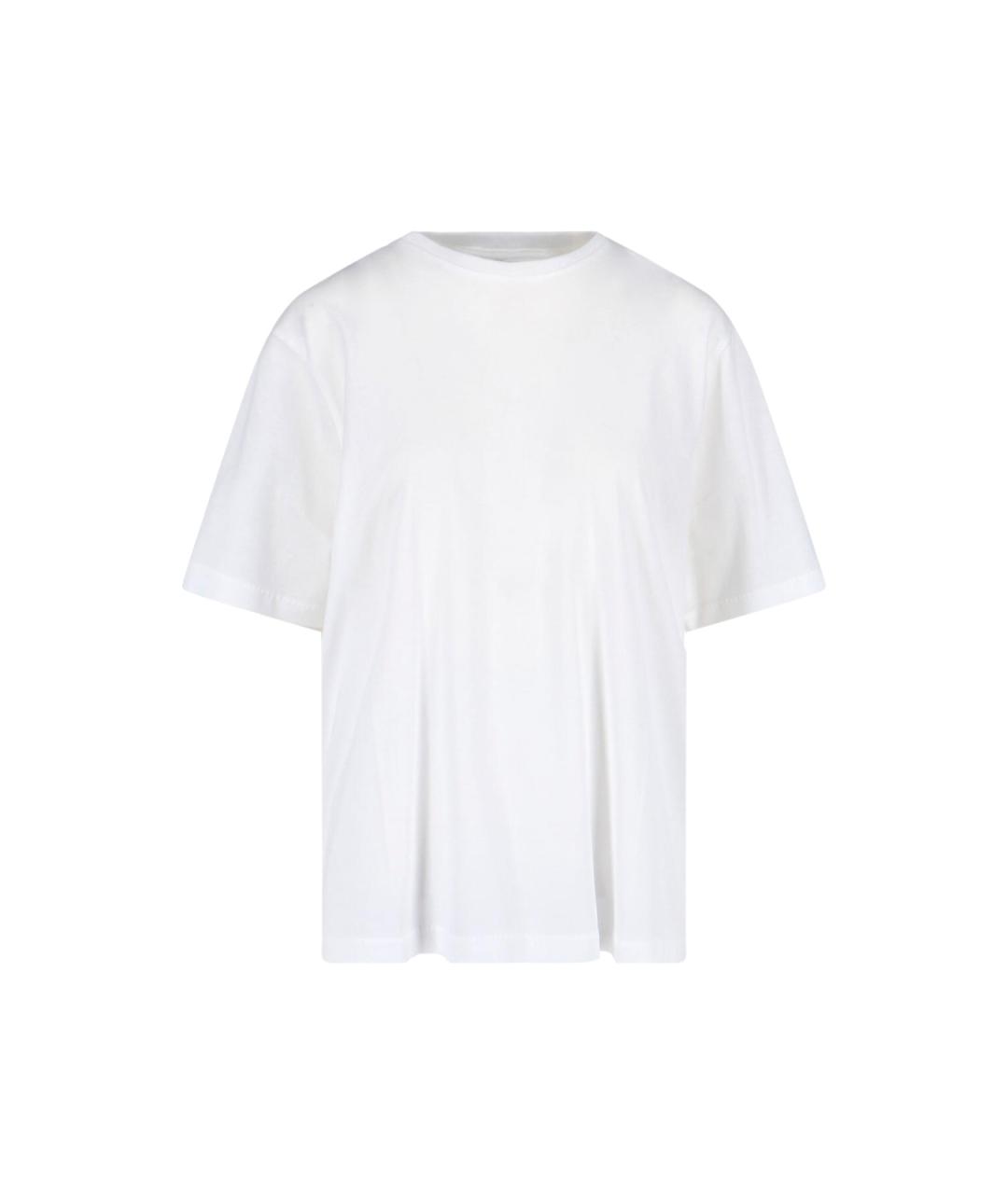 THE FRANKIE SHOP Белая хлопковая футболка, фото 1