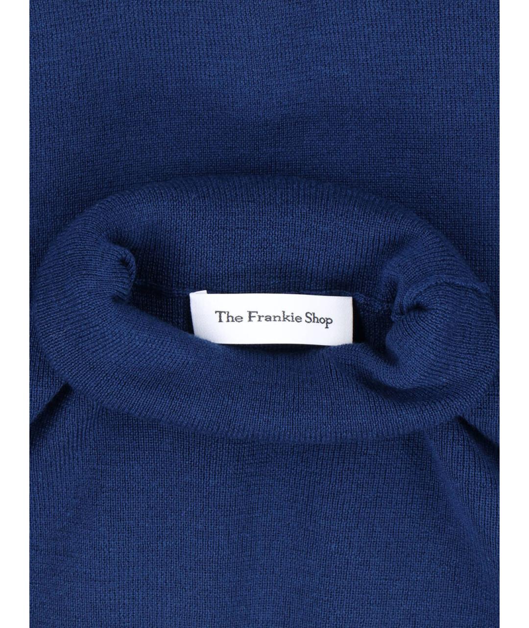 THE FRANKIE SHOP Синий шерстяной джемпер / свитер, фото 3