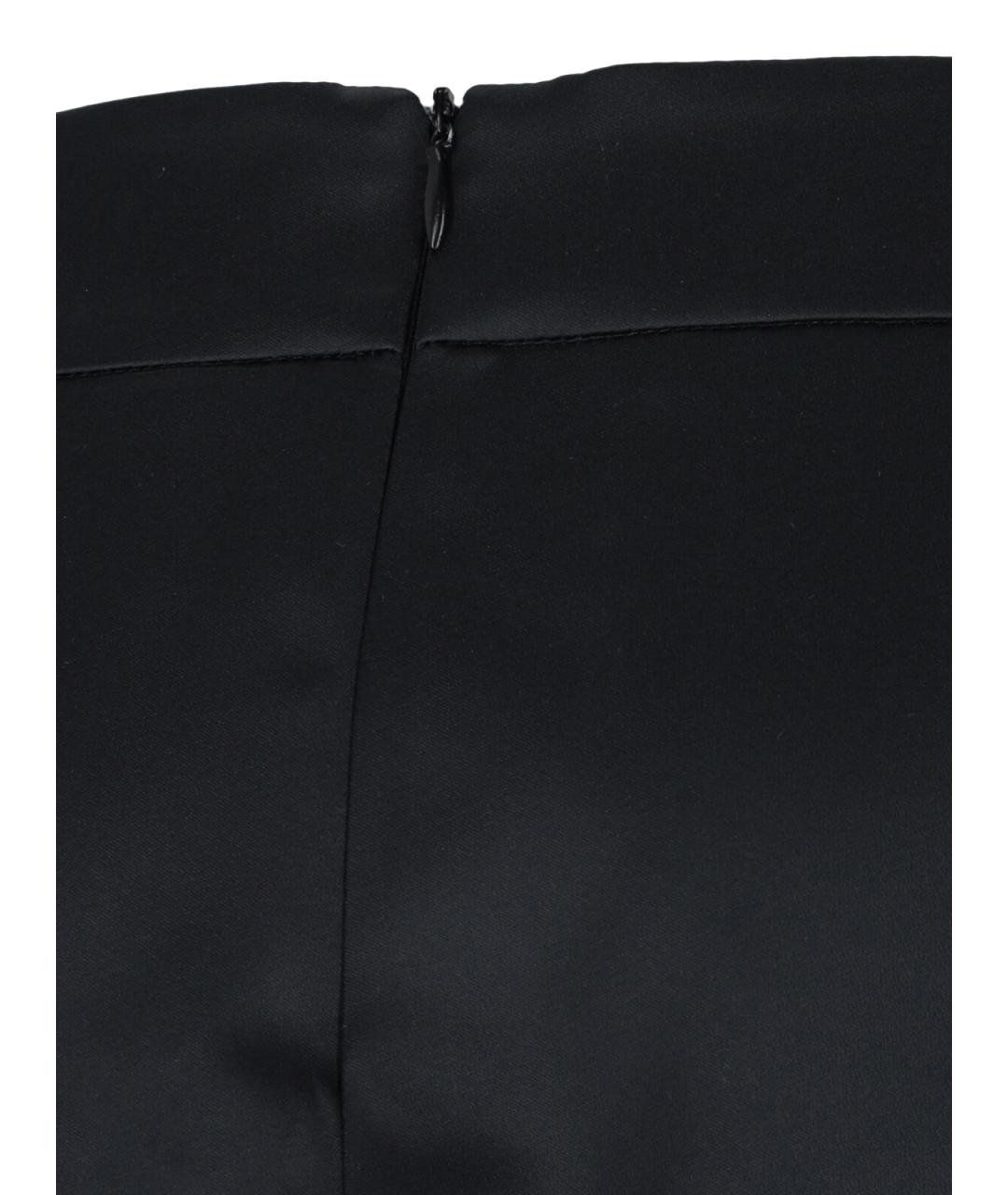 THE FRANKIE SHOP Черная полиэстеровая юбка макси, фото 5