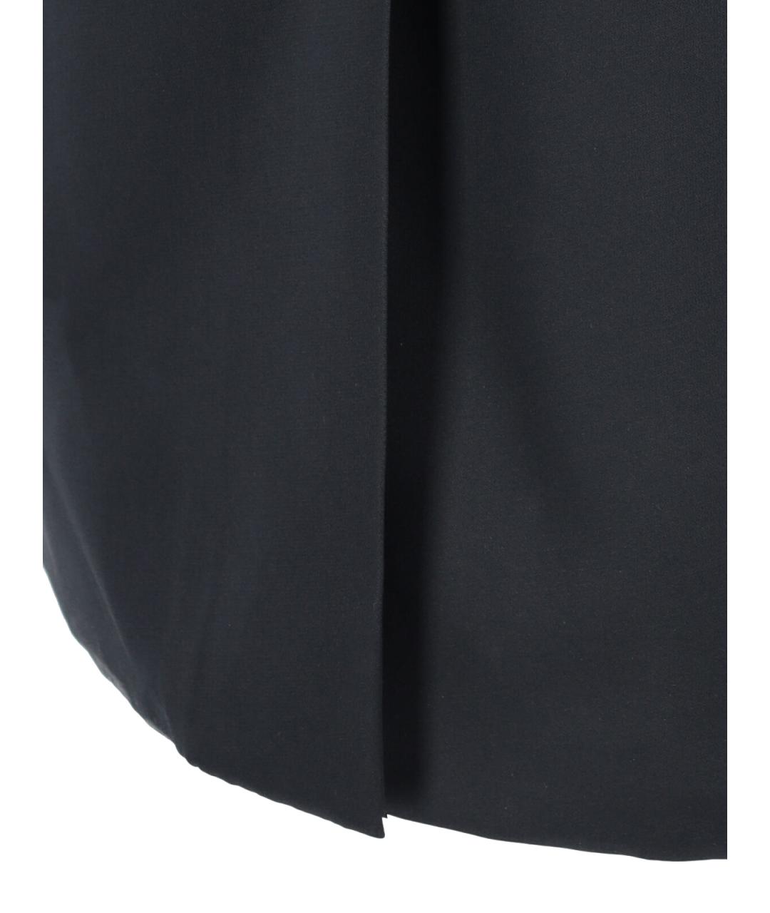 THE FRANKIE SHOP Черная полиэстеровая юбка макси, фото 4