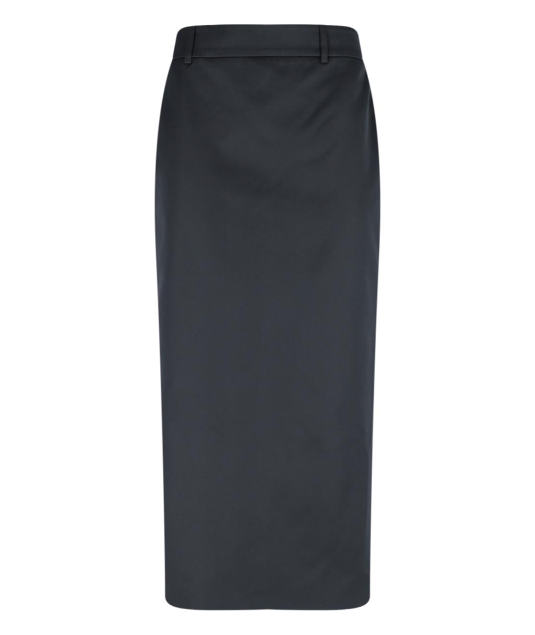 THE FRANKIE SHOP Черная полиэстеровая юбка макси, фото 1