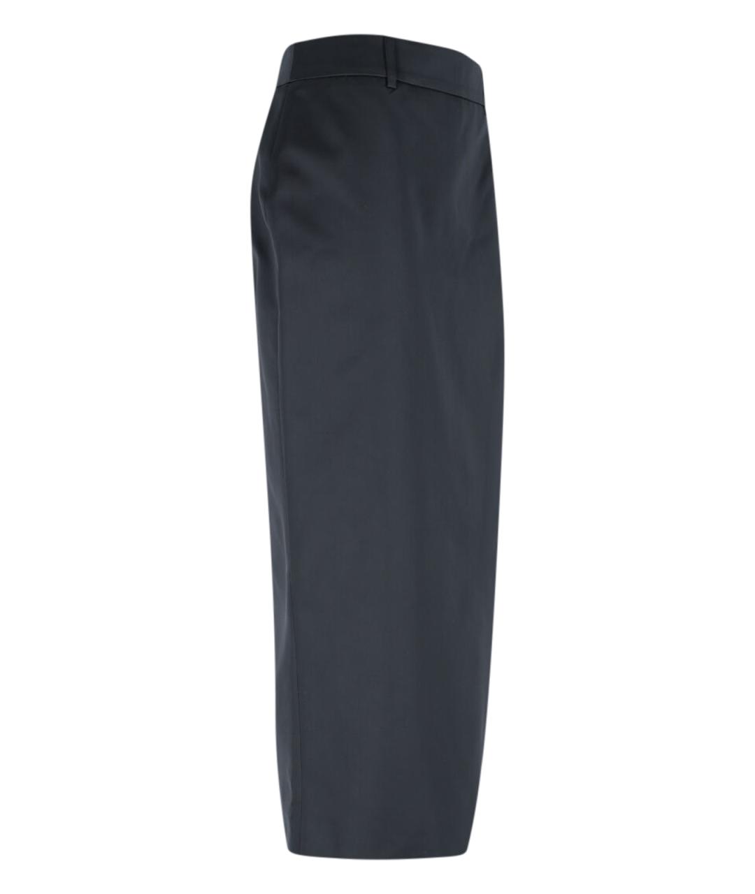 THE FRANKIE SHOP Черная полиэстеровая юбка макси, фото 3