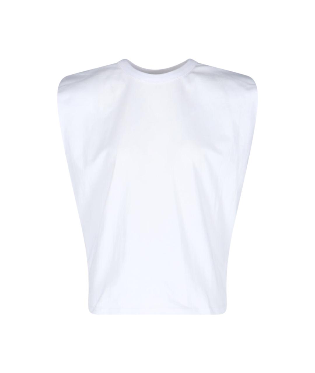 THE FRANKIE SHOP Белая хлопковая майка, фото 1