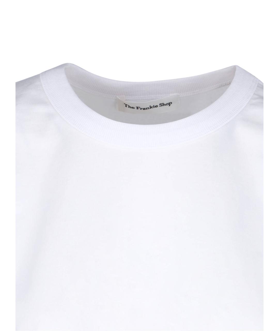 THE FRANKIE SHOP Белая хлопковая майка, фото 3