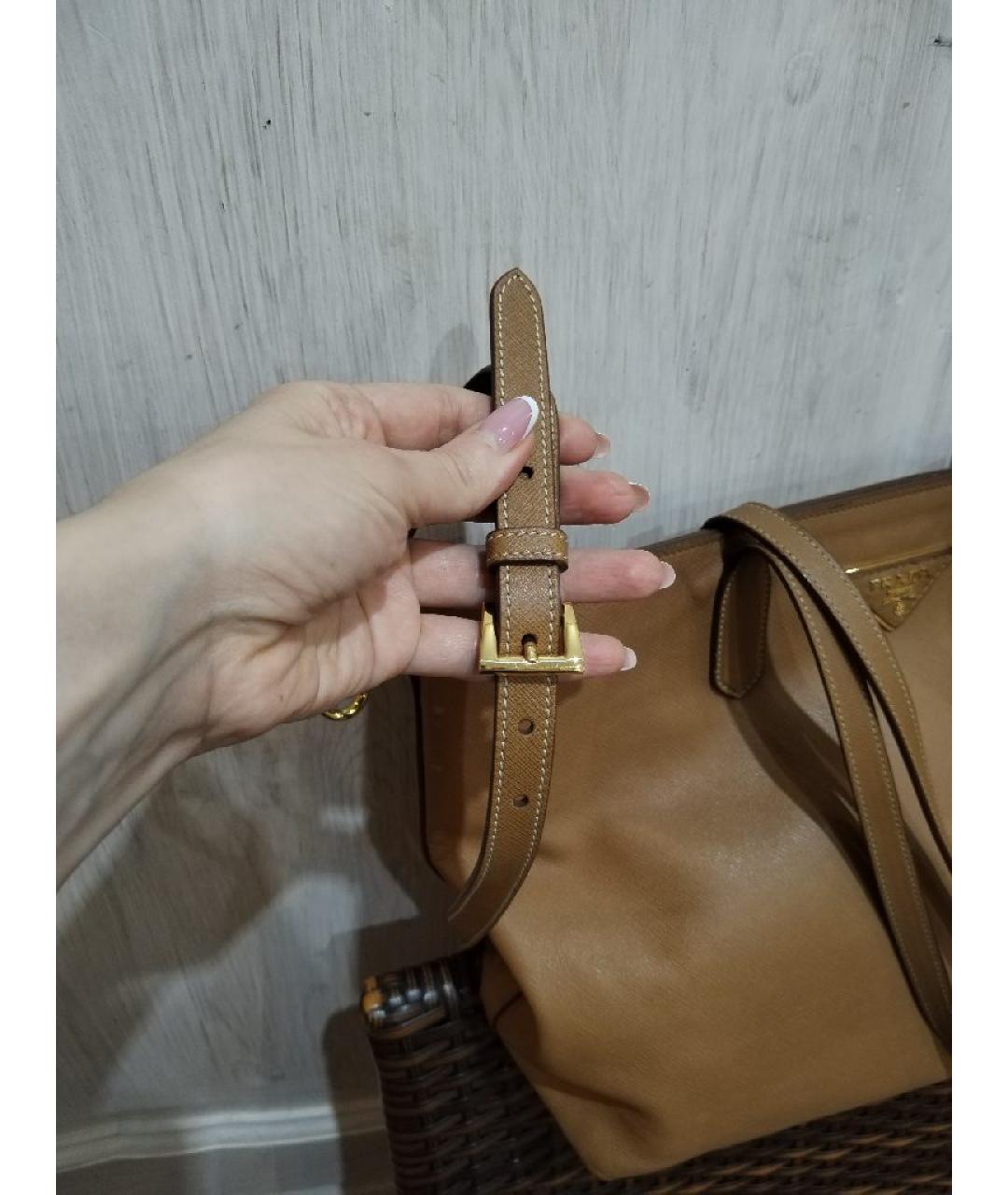 PRADA Кожаная сумка тоут, фото 7