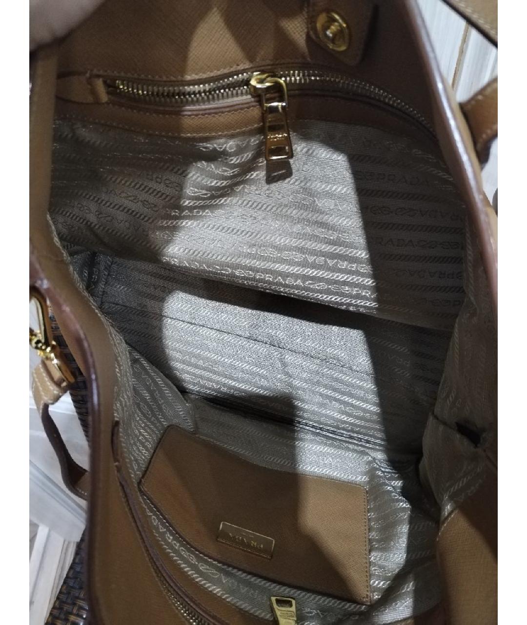 PRADA Кожаная сумка тоут, фото 9