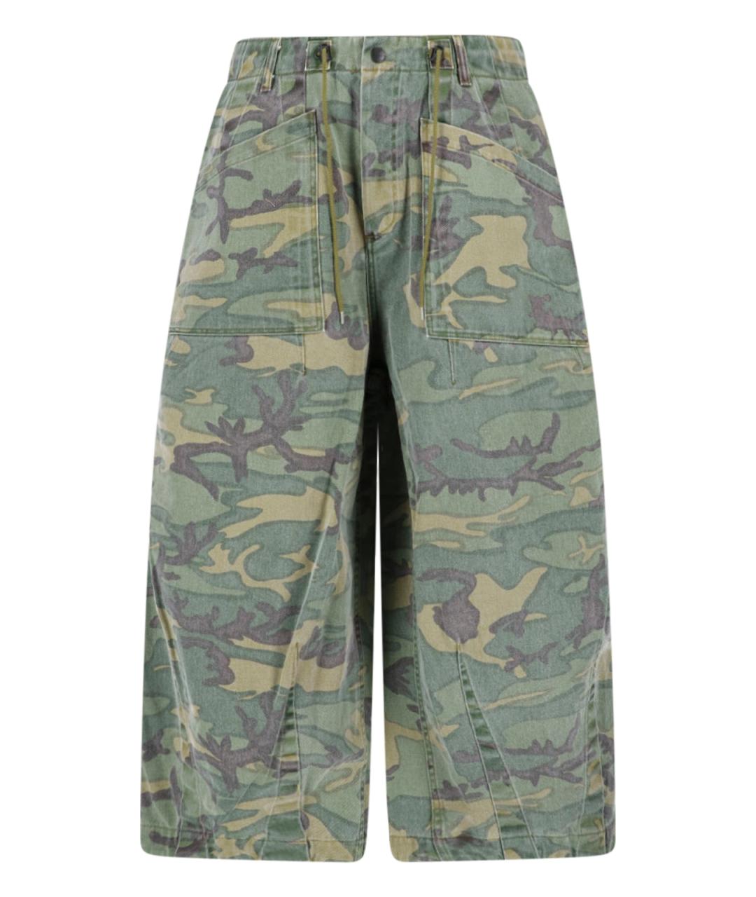 NEEDLES Мульти хлопковые повседневные брюки, фото 1