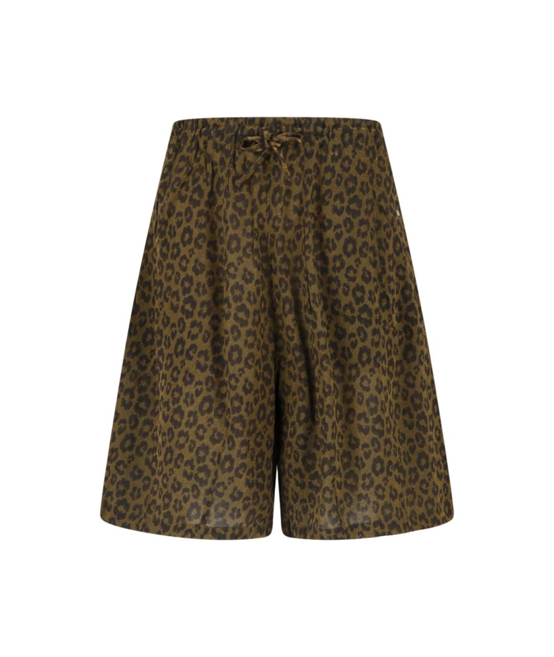 NEEDLES Коричневые полиамидовые шорты, фото 1