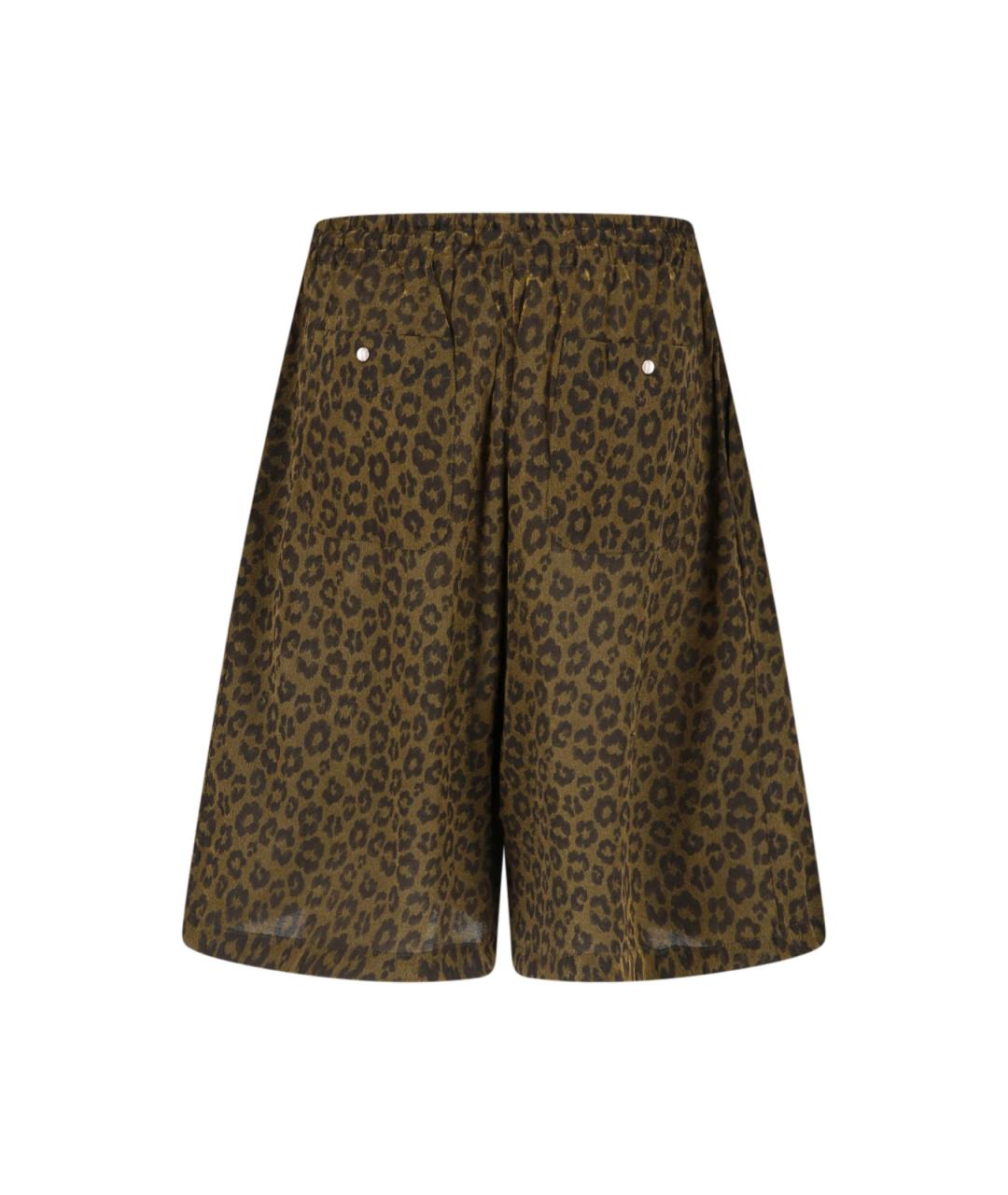 NEEDLES Коричневые полиамидовые шорты, фото 2