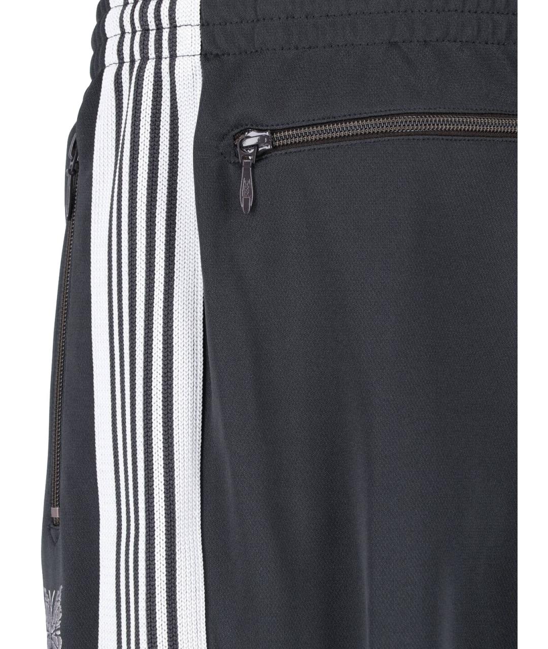 NEEDLES Черные полиэстеровые повседневные брюки, фото 5