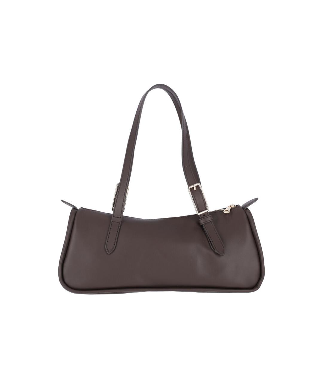 LONGCHAMP Коричневая кожаная сумка через плечо, фото 3