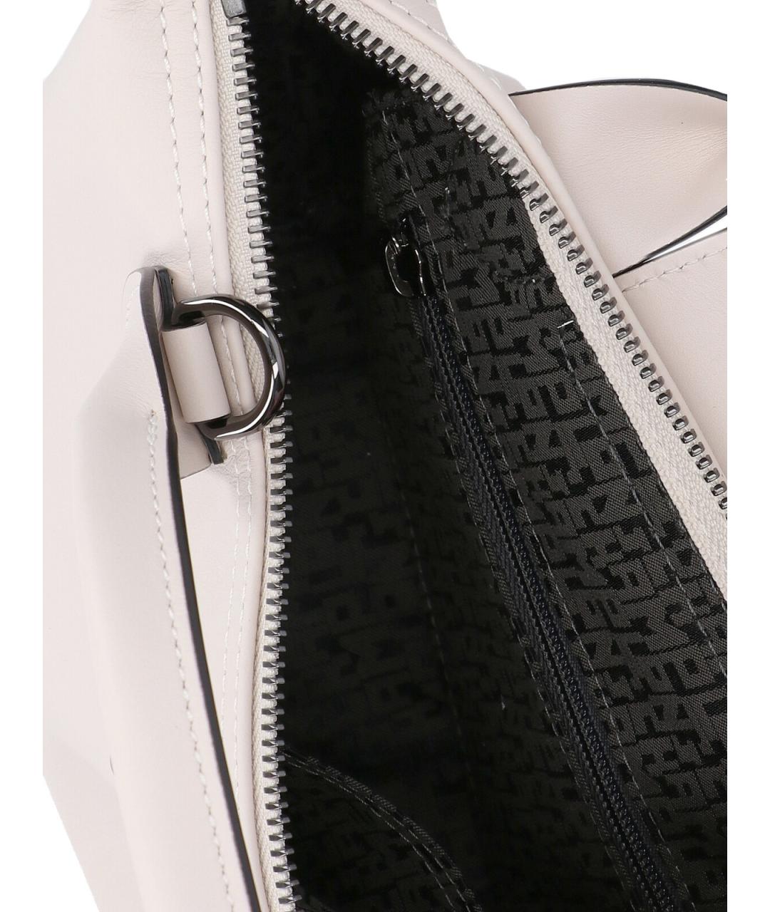LONGCHAMP Белая кожаная сумка тоут, фото 4