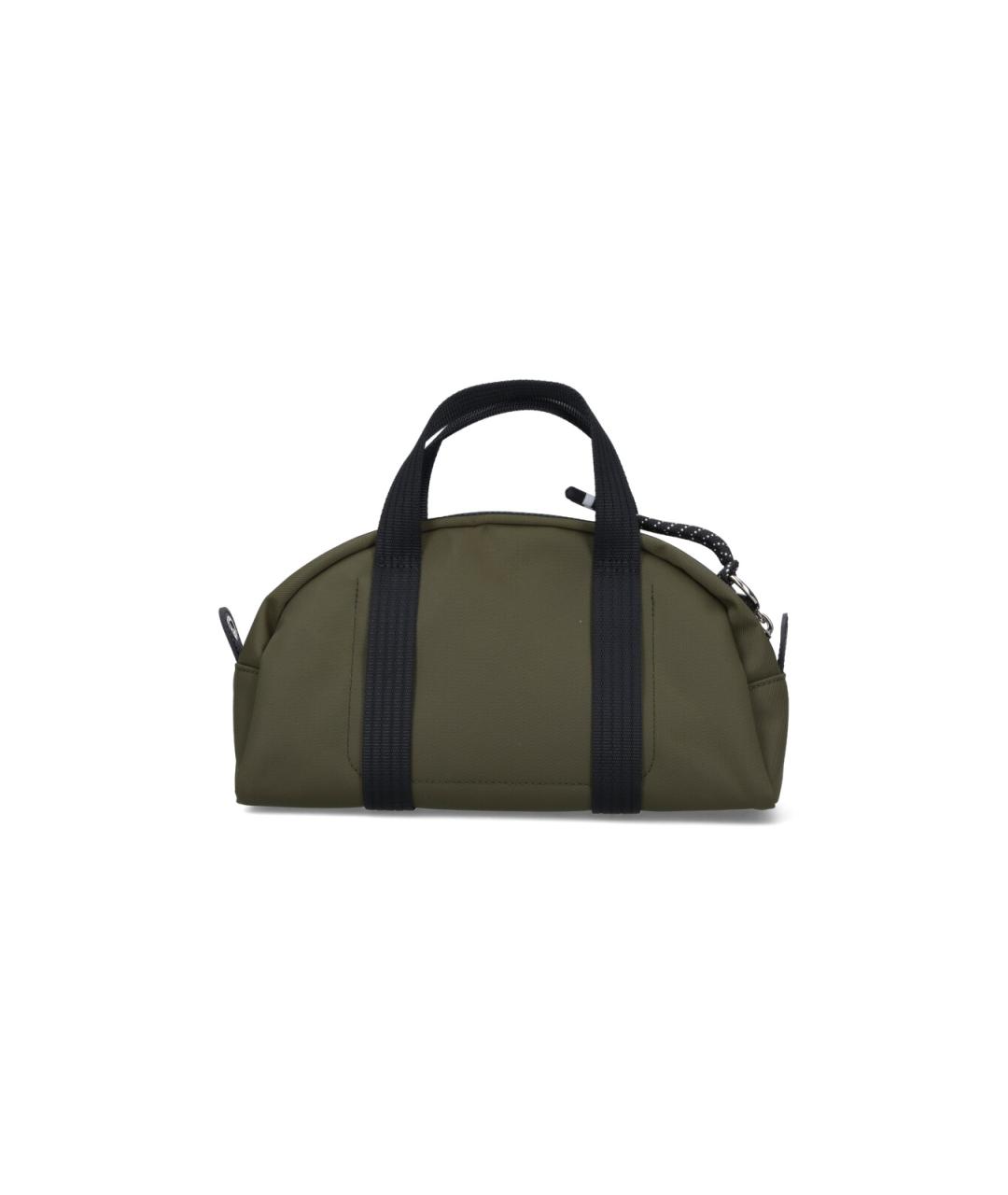 LONGCHAMP Зеленая синтетическая сумка с короткими ручками, фото 3