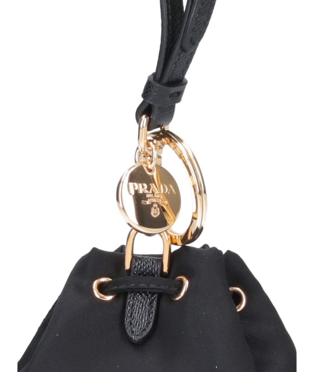 PRADA Черный брелок, фото 4