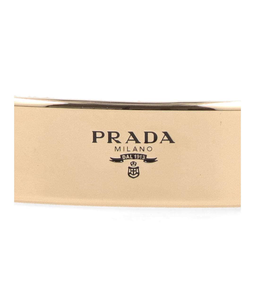 PRADA Золотая заколка, фото 3