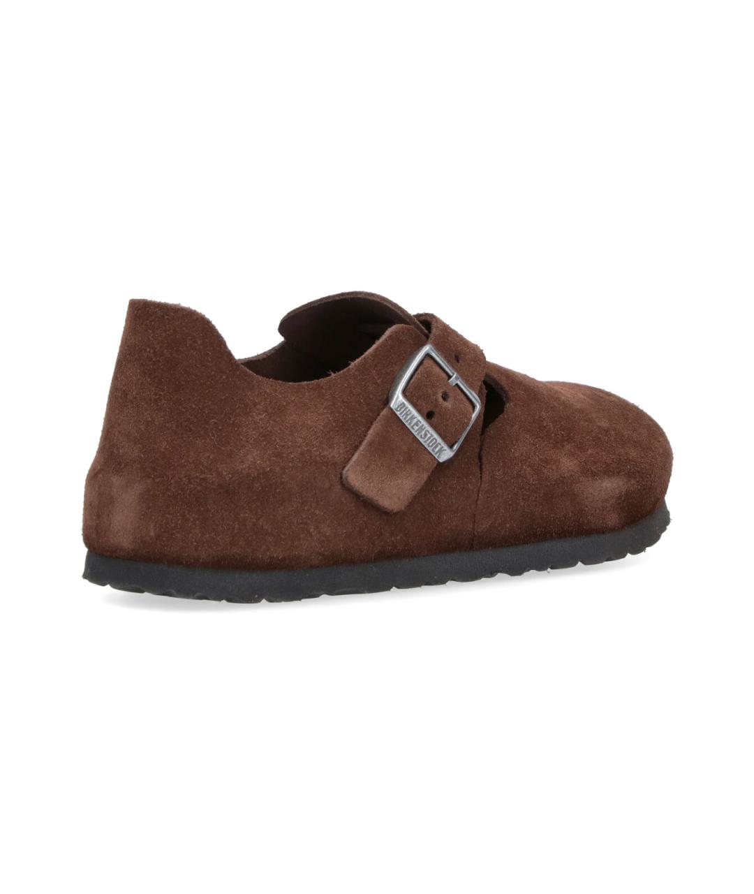BIRKENSTOCK Коричневые замшевые сандалии, фото 4
