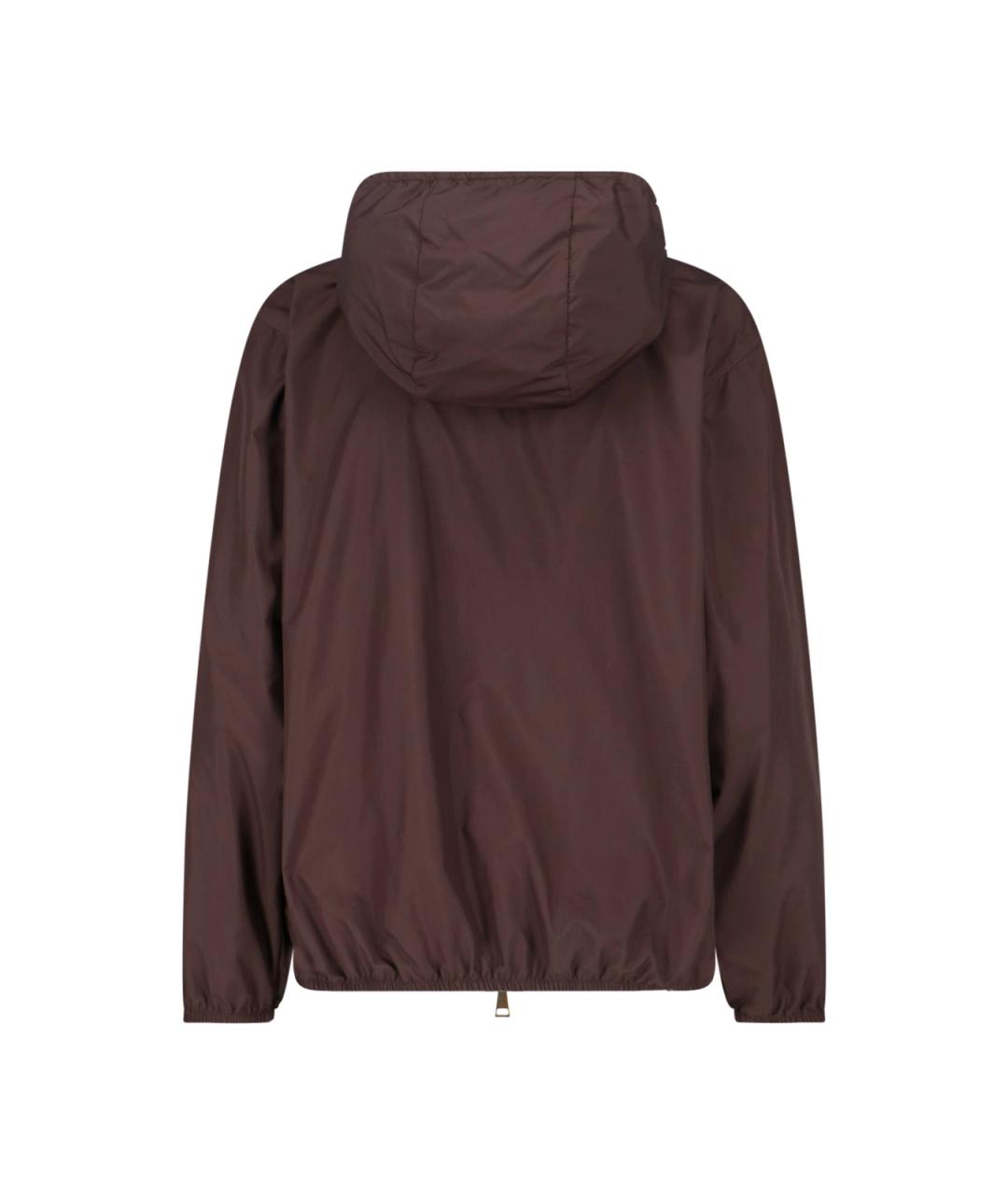 MONCLER Коричневая полиэстеровая куртка, фото 2