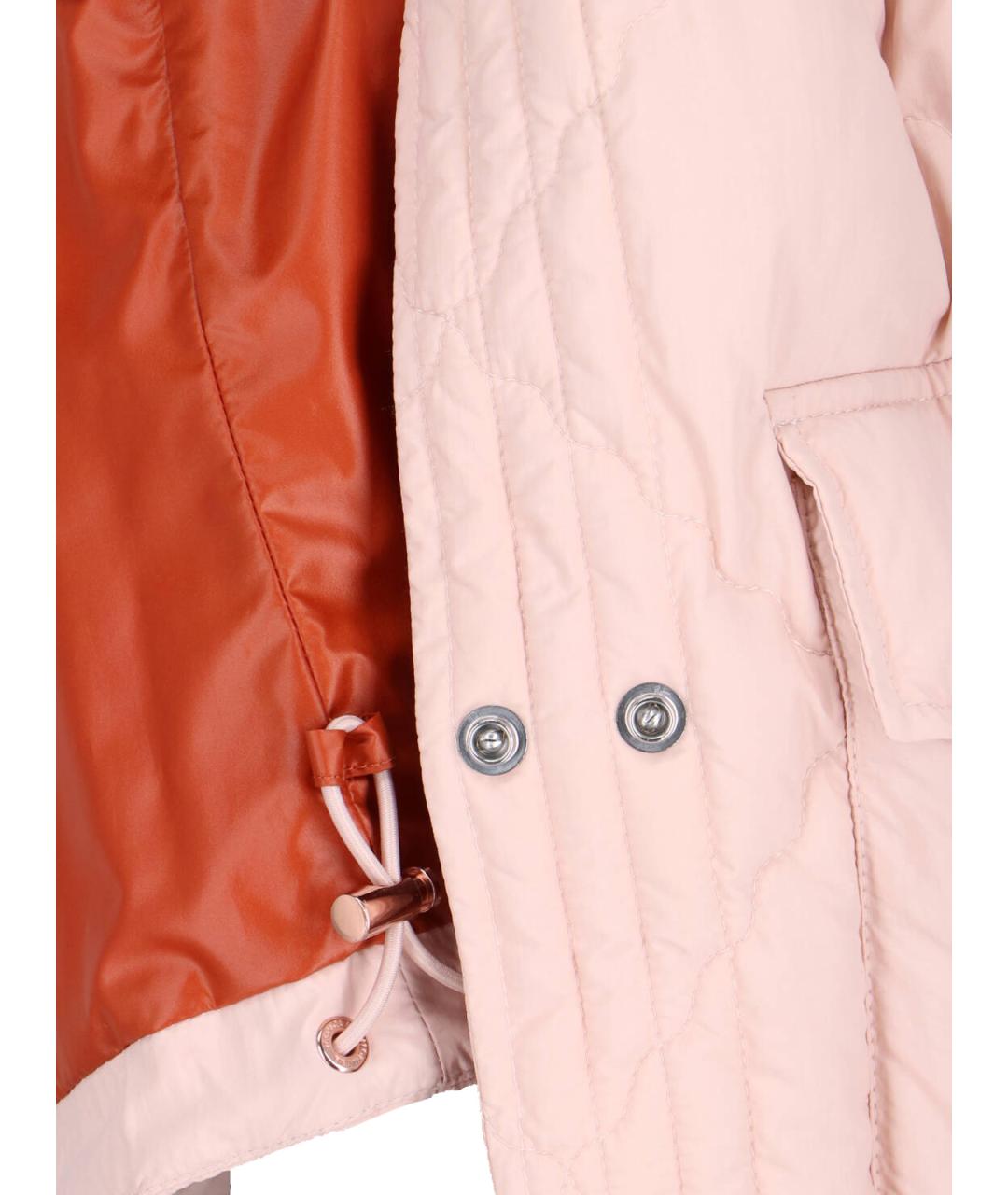 MONCLER Розовый полиамидовый жилет, фото 5