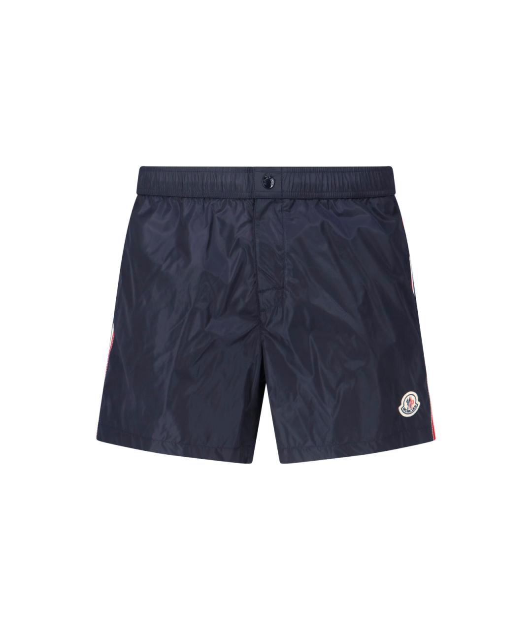 MONCLER Синие полиамидовые плавки, фото 1