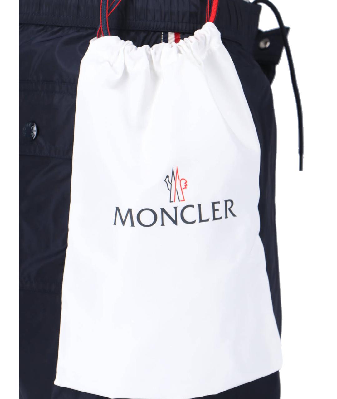 MONCLER Синие полиамидовые плавки, фото 5