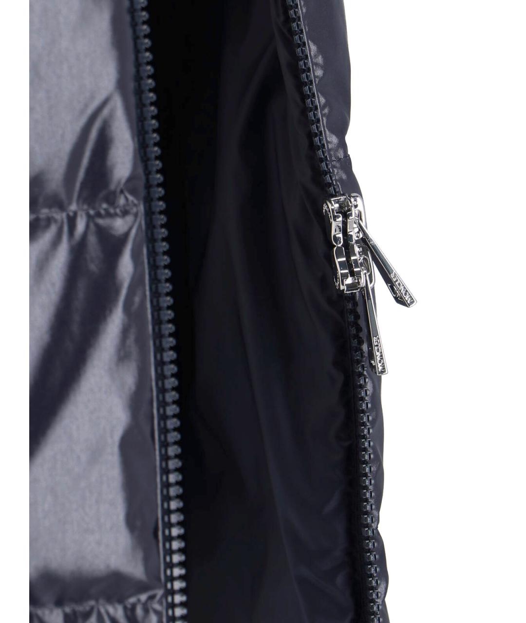 MONCLER Синий шерстяной кардиган, фото 5