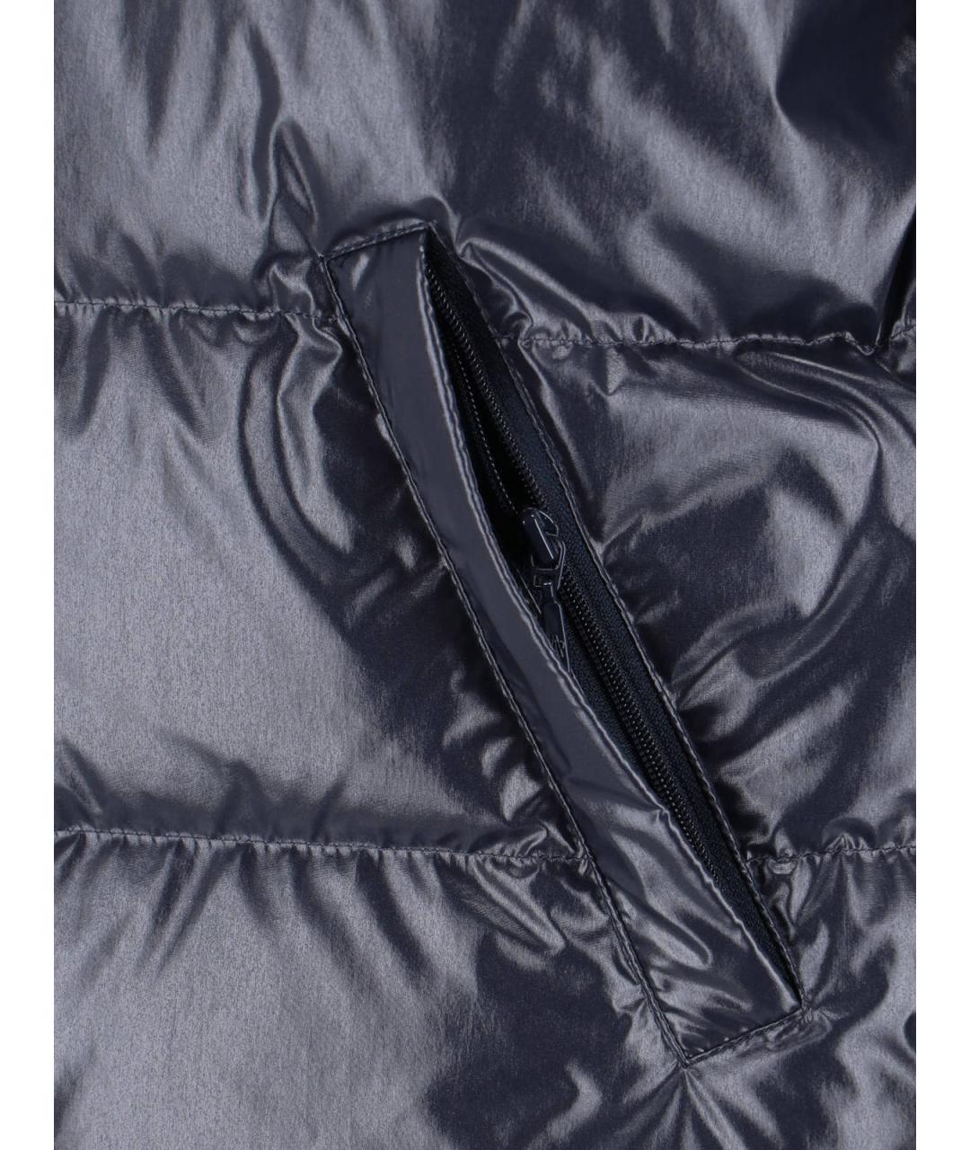 MONCLER Синий шерстяной кардиган, фото 3