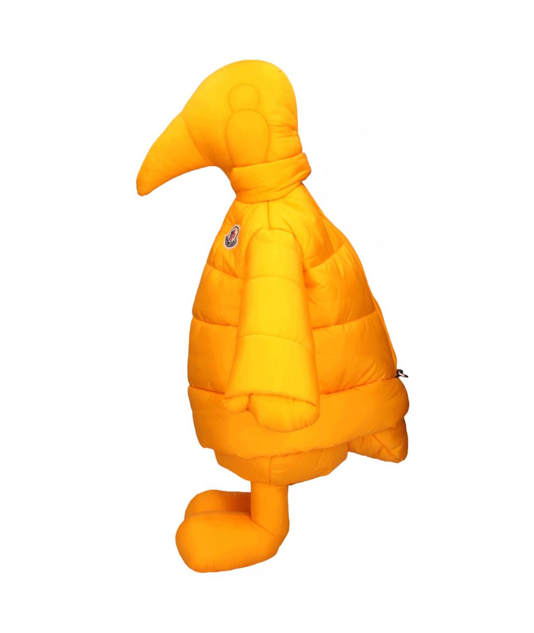 MONCLER Желтая синтетическая сумка на плечо, фото 7