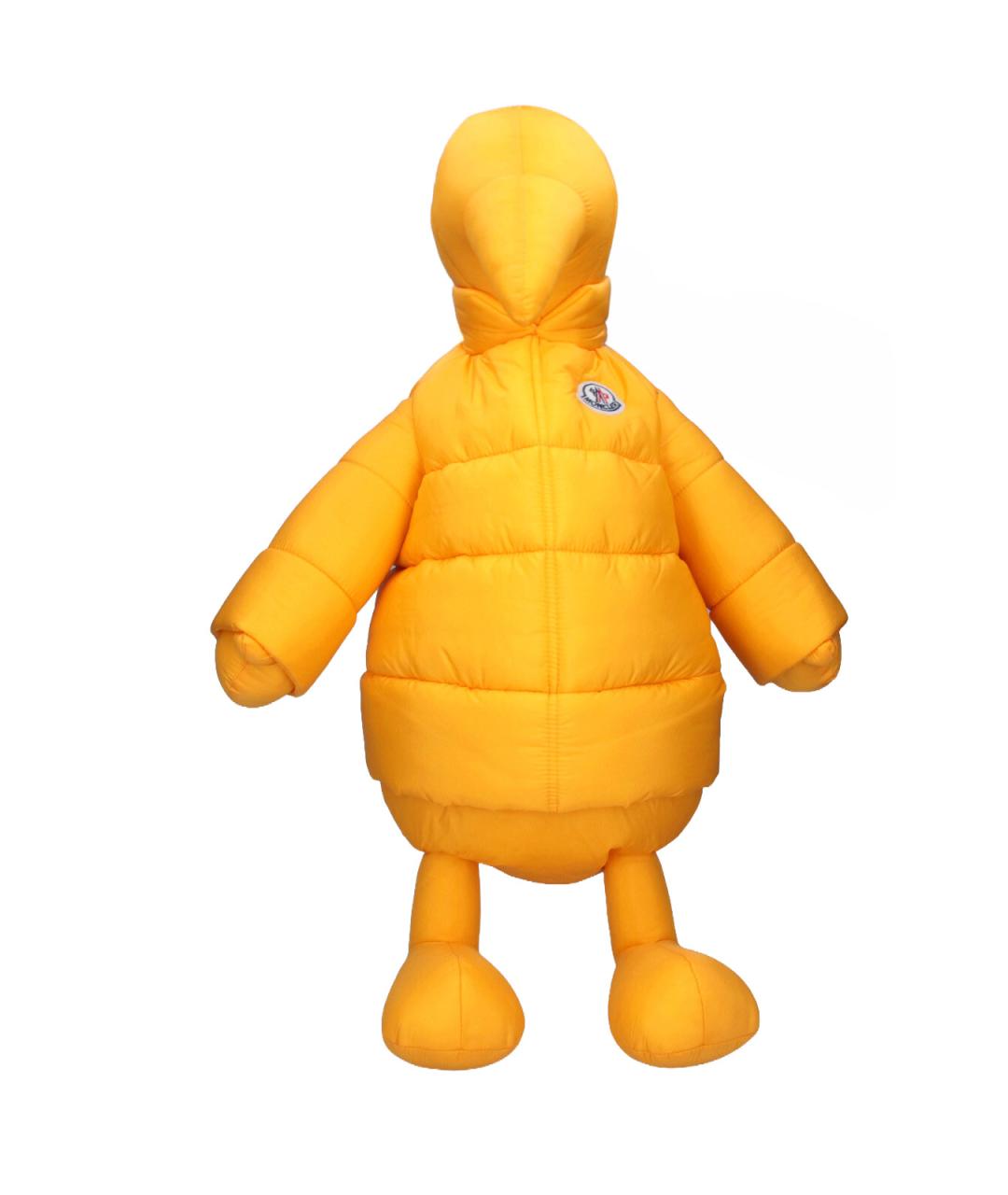 MONCLER Желтая синтетическая сумка на плечо, фото 1