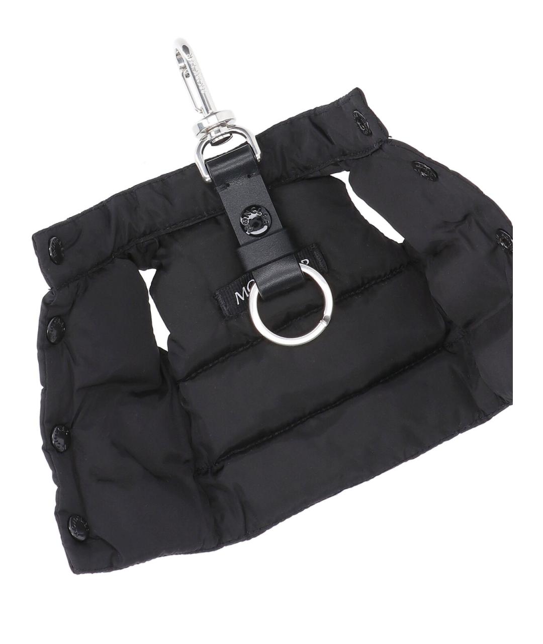 MONCLER Черный брелок, фото 3