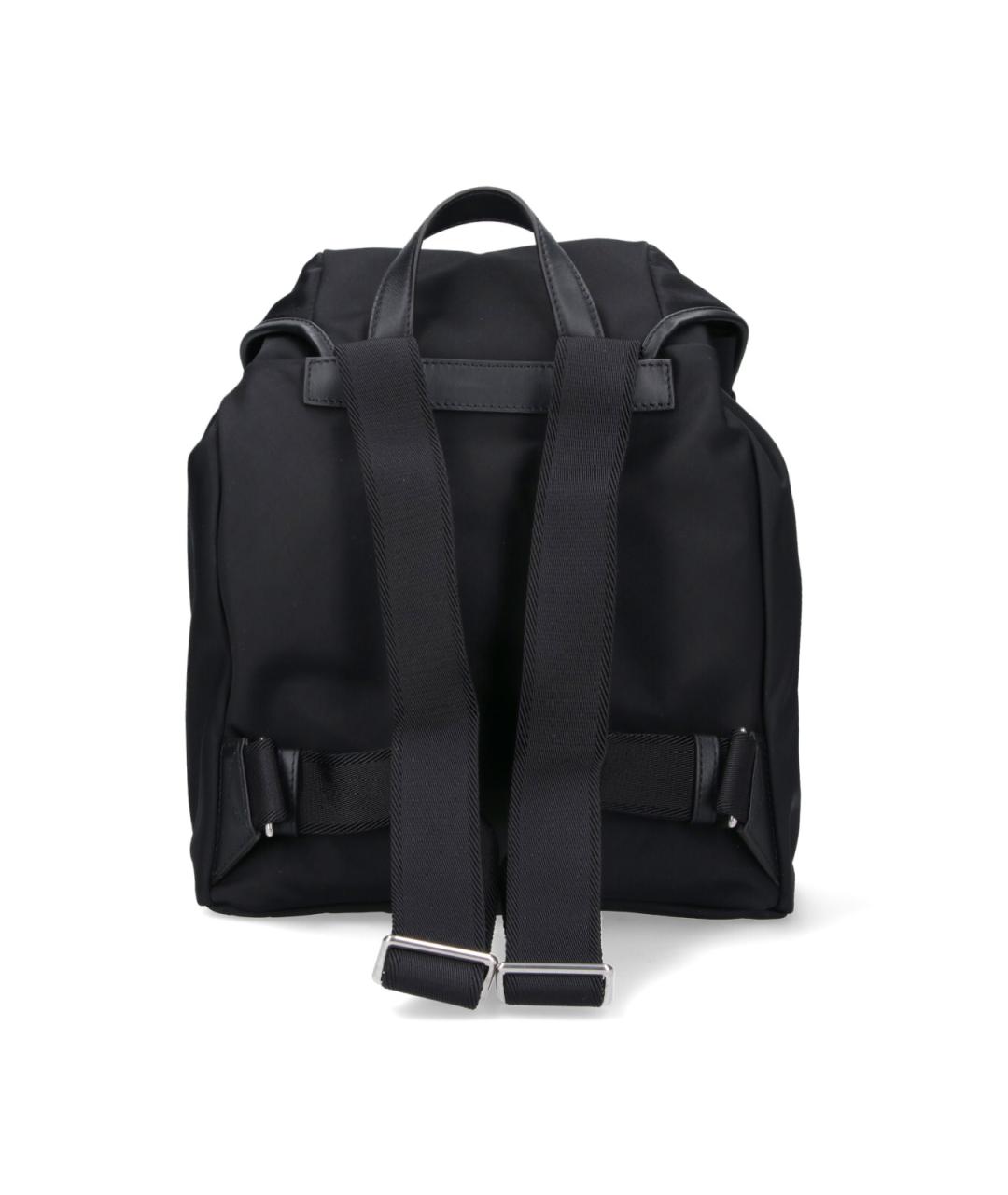 MONCLER Черный синтетический рюкзак, фото 3